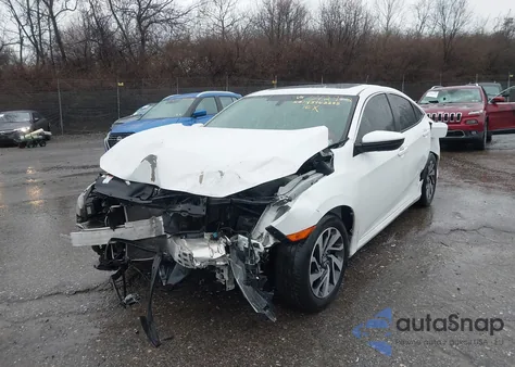 2018 Honda Civic Ex из США, поврежденный, VIN 2HGFC2F7XJH542903